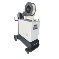 Air-Cooled Continuous-Wave Fiber Laser with Mobile Trolley
