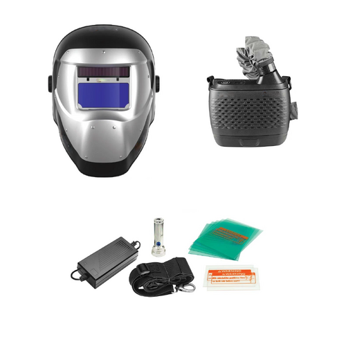 Respiratory Laser Welding Helmet with Integrated PAPR System and OD10+ Protection